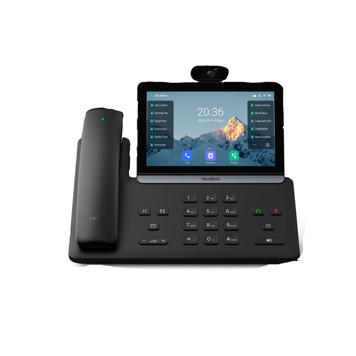 Yealink SIP-T88V Pro IP Phone, 7' Touchscreen, Android 13, HD Voice, Bluetooth Handset, Wi-Fi 6, Dual USB, PoE, Video Ready Yealink SIP-T88V Pro IP Phone, 7' Touchscreen, Android 13, HD Voice, Bluetooth Handset, Wi-Fi 6, Dual USB, PoE, Video Ready